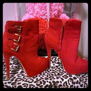 Call it spring high heel booties